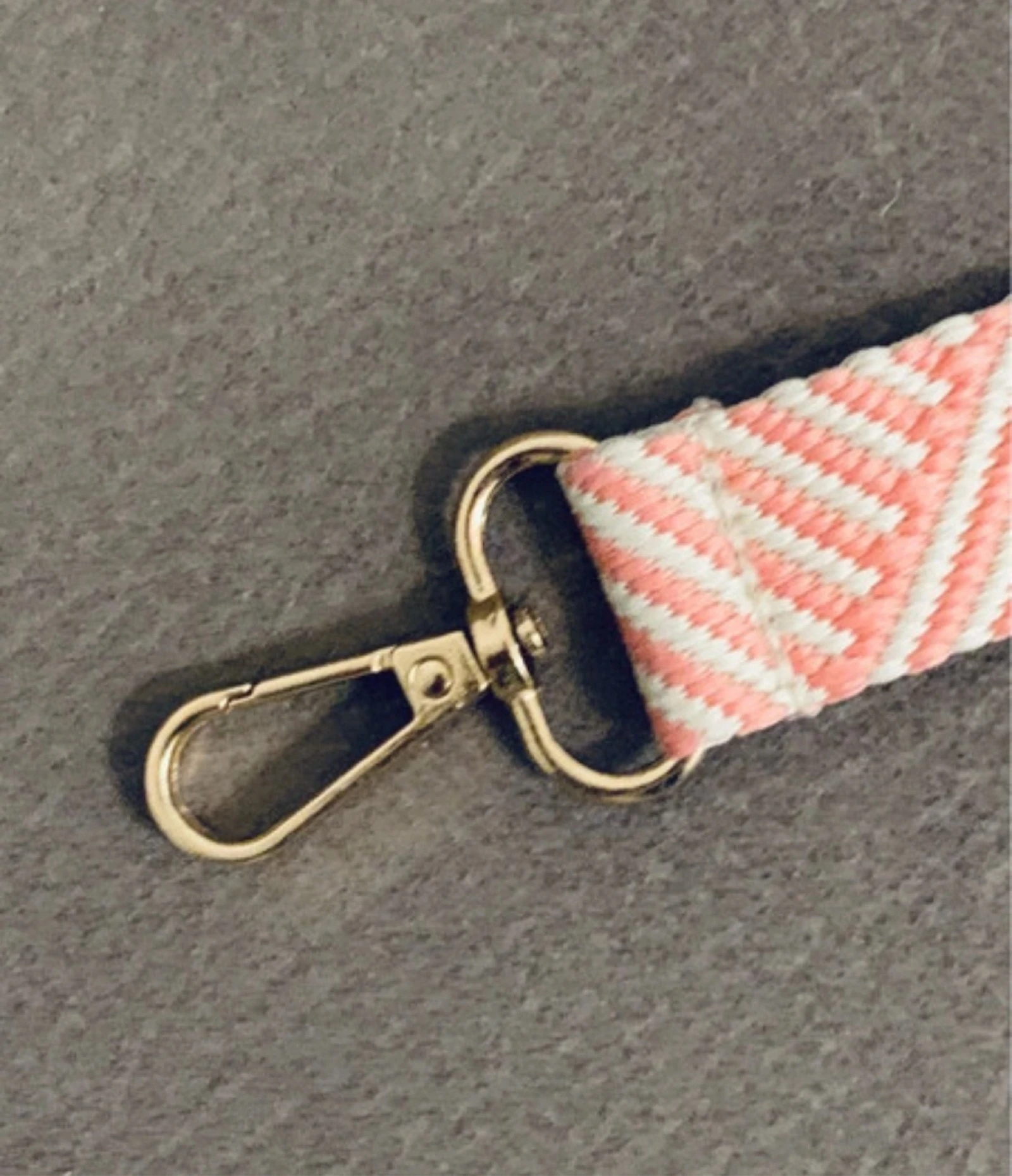 Bandolera ajustable étnica vintage de algodón liso – photo 3